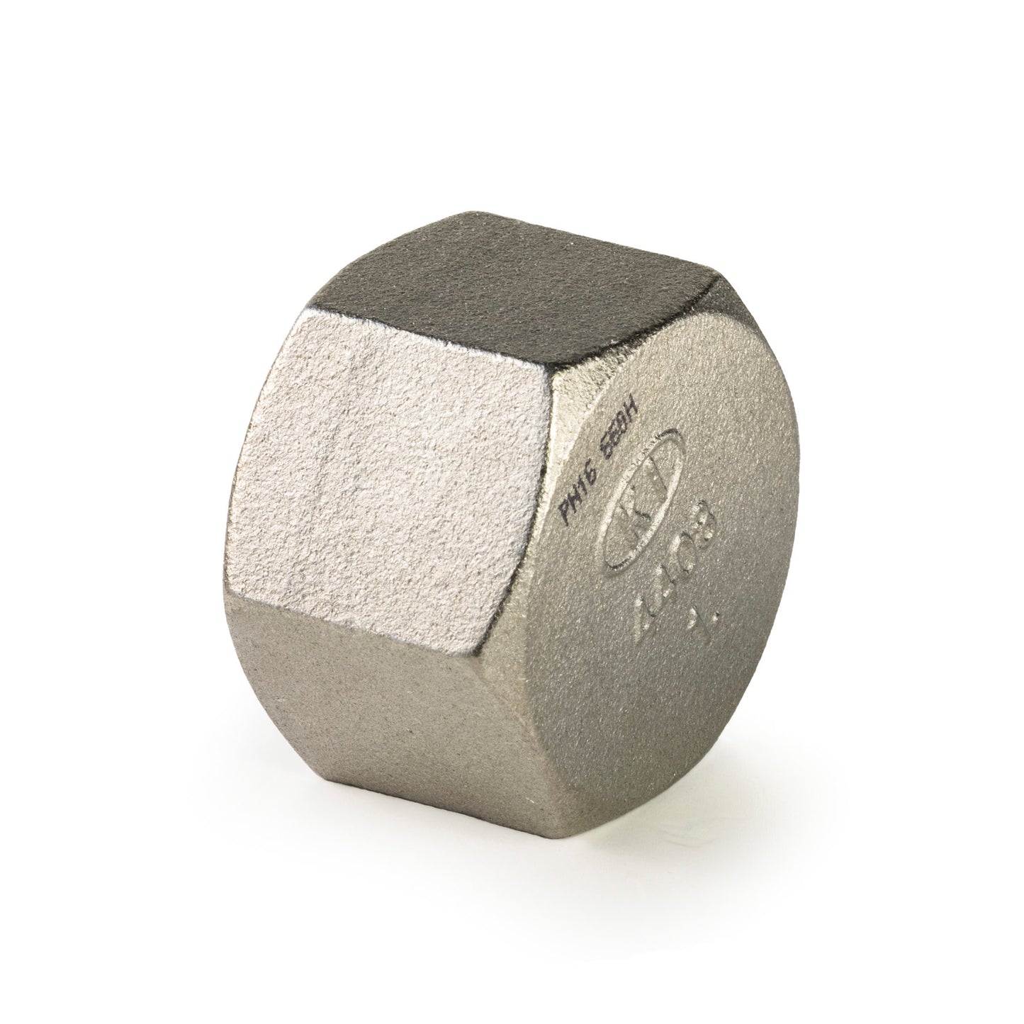 End cap, 6-sided, stainless steel, "lost wax", female thread, BSP ¼"
