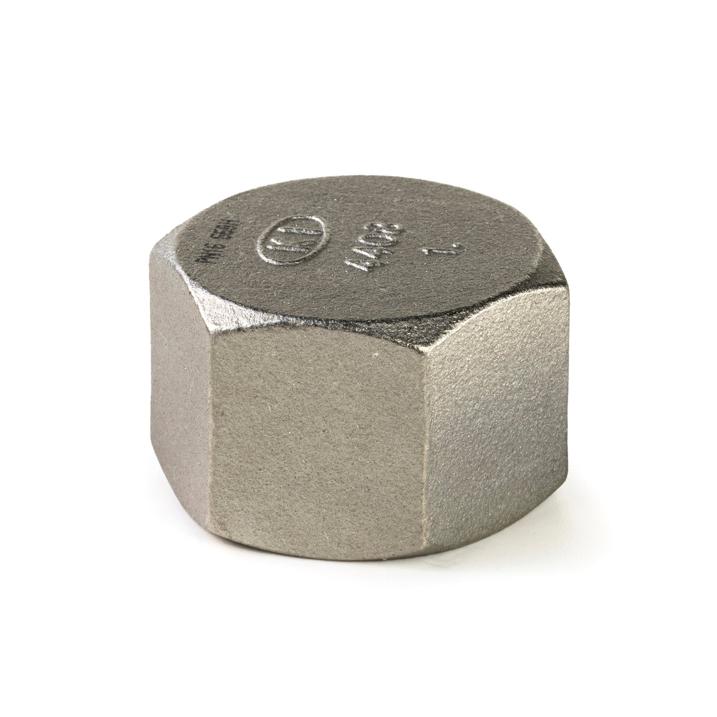 End cap, 6-sided, stainless steel, "lost wax", female thread, BSP ¼"
