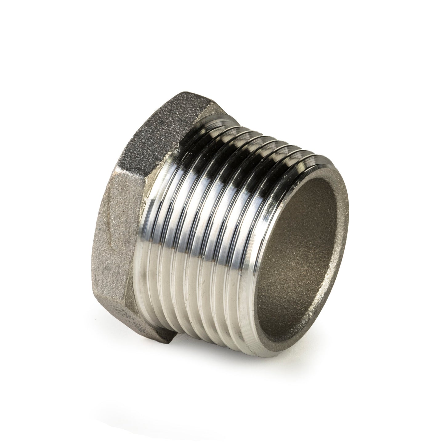 Reducing ring, stainless steel, "lost wax", male thread x female thread, BSP ¼" x 1/8"