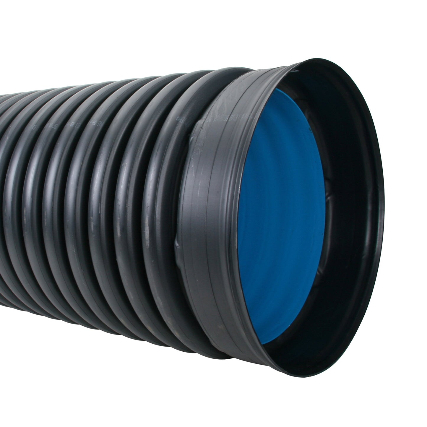 MAGNUM HDPE culvert pipe with molded socket, SN8, l = 6 meter, EN13476, 500 x 433 mm