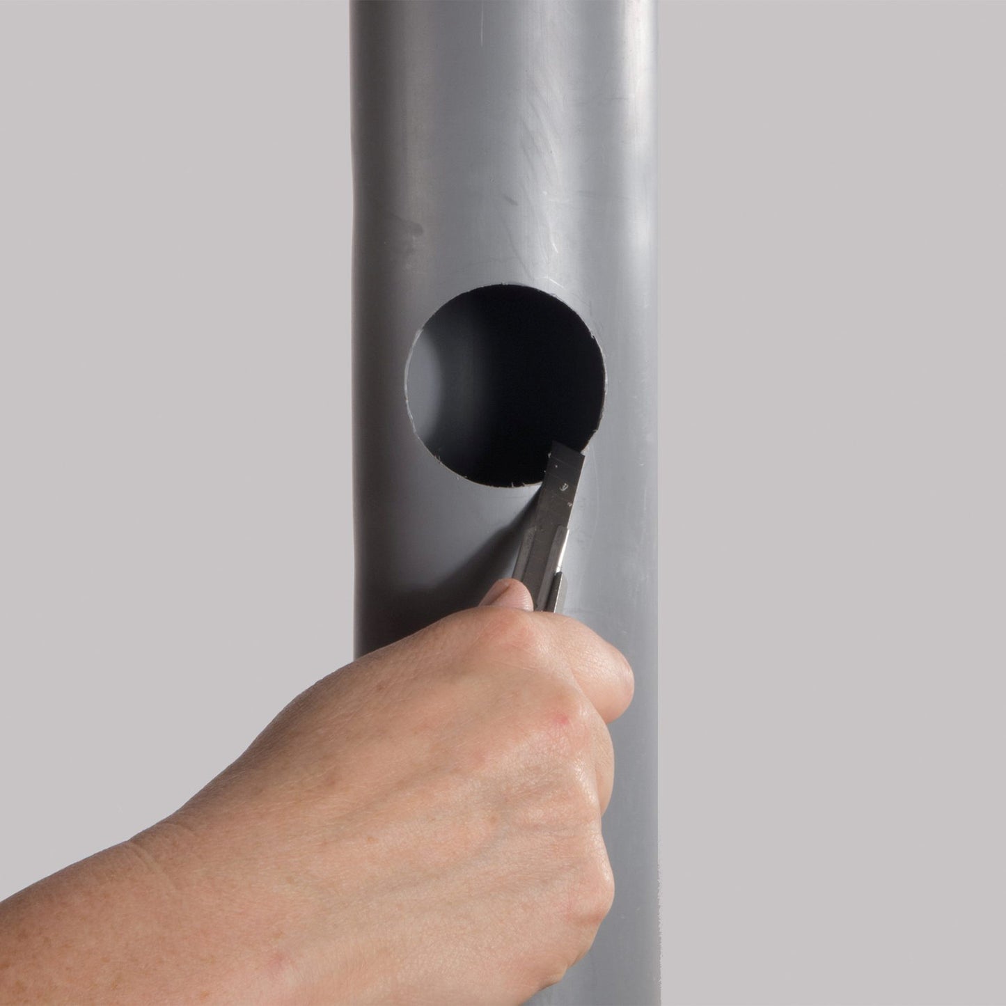Airfit branch saddle set, incl. seal rubber and 2 stainless steel hose clamps, grey, 110 x 90 mm