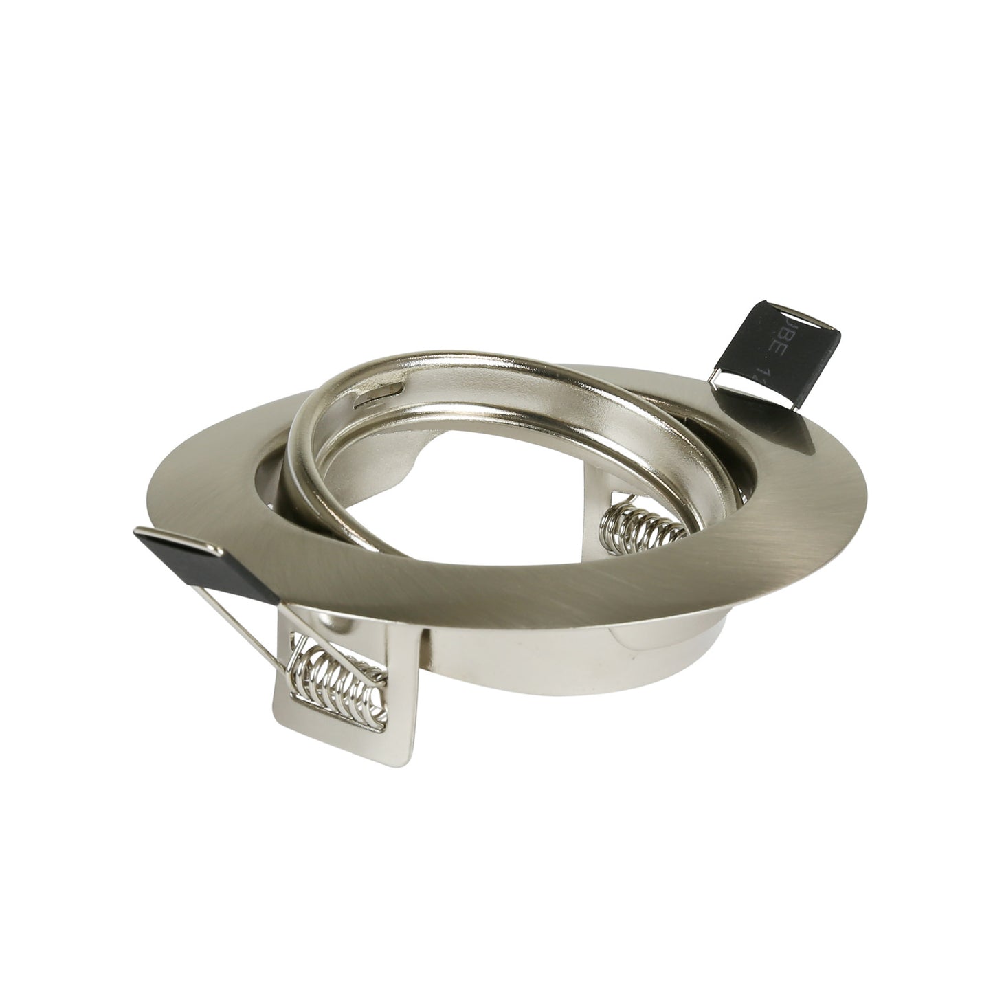 Adurolight® recessed luminaire, tilting, chrome, 89 mm, excl spotlight