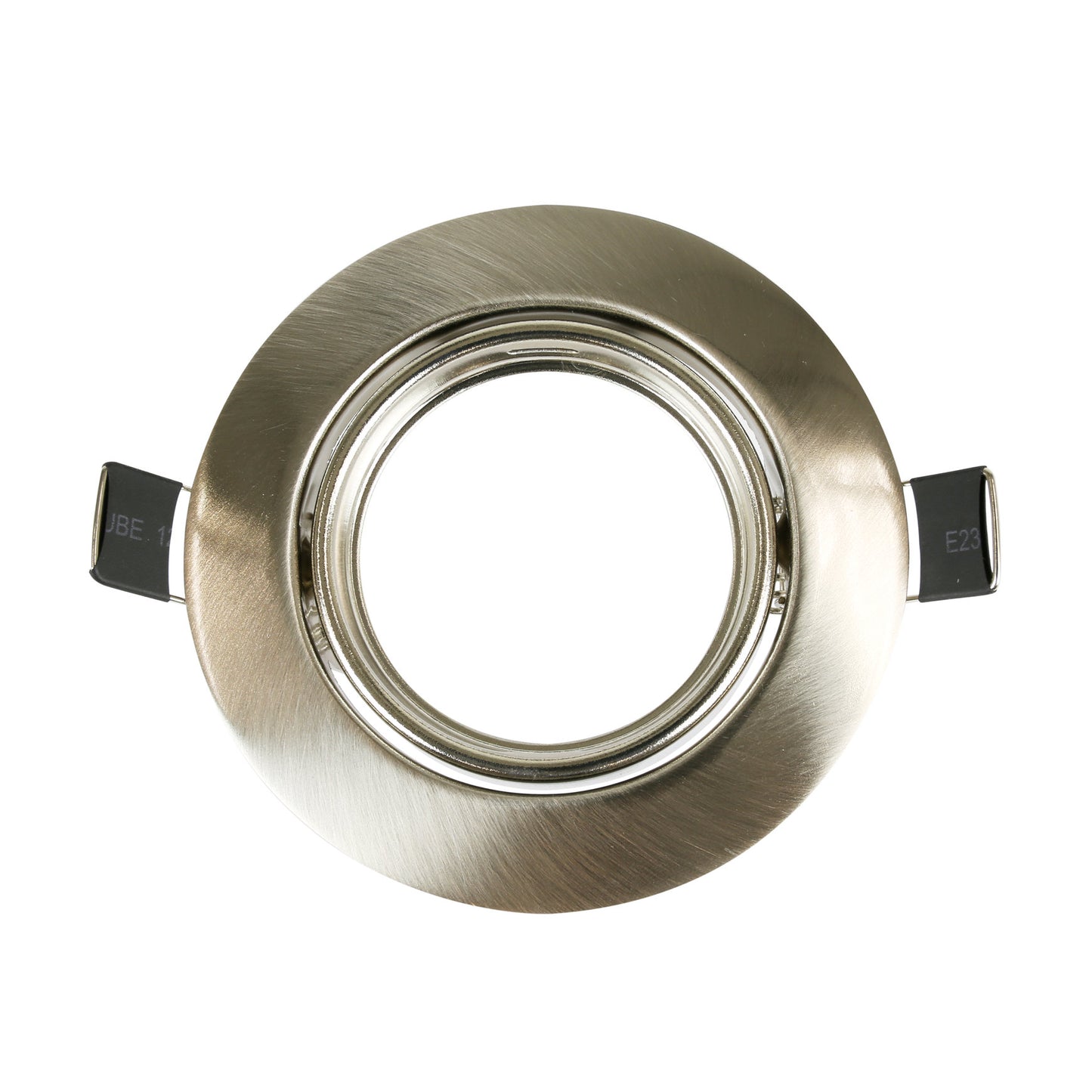 Adurolight® recessed luminaire, tilting, chrome, 89 mm, excl spotlight