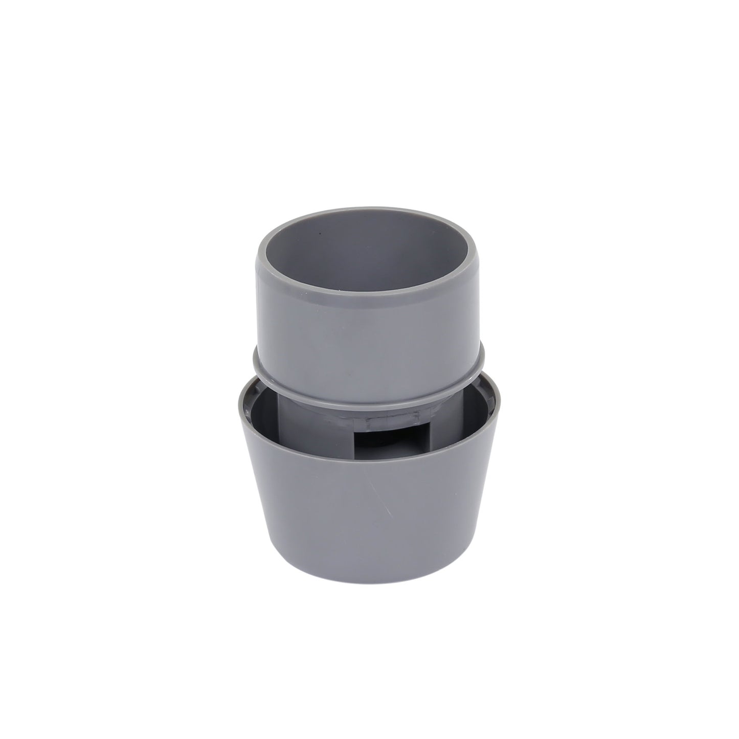Sanit automatic aerator, PVC, grey, 40 mm
