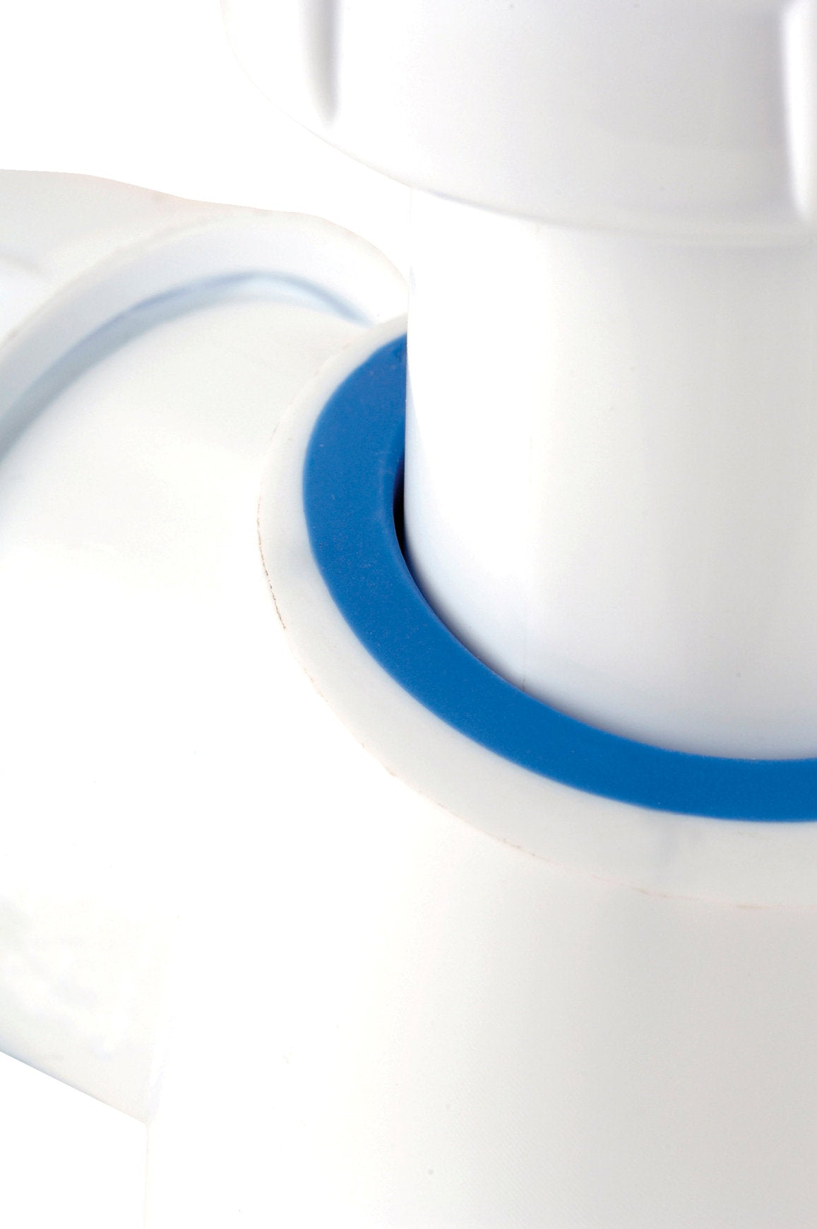 Nicoll bottle trap, type Easyphon, union nut x clamp, PP, white, 1¼" x 32 mm
