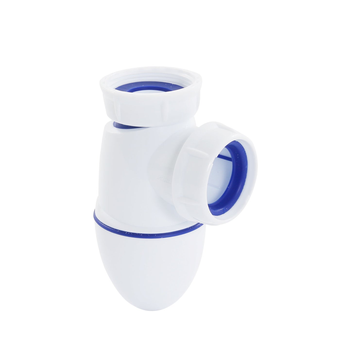 Nicoll bottle trap, type Easyphon, union nut x clamp, PP, white, 1¼" x 32 mm