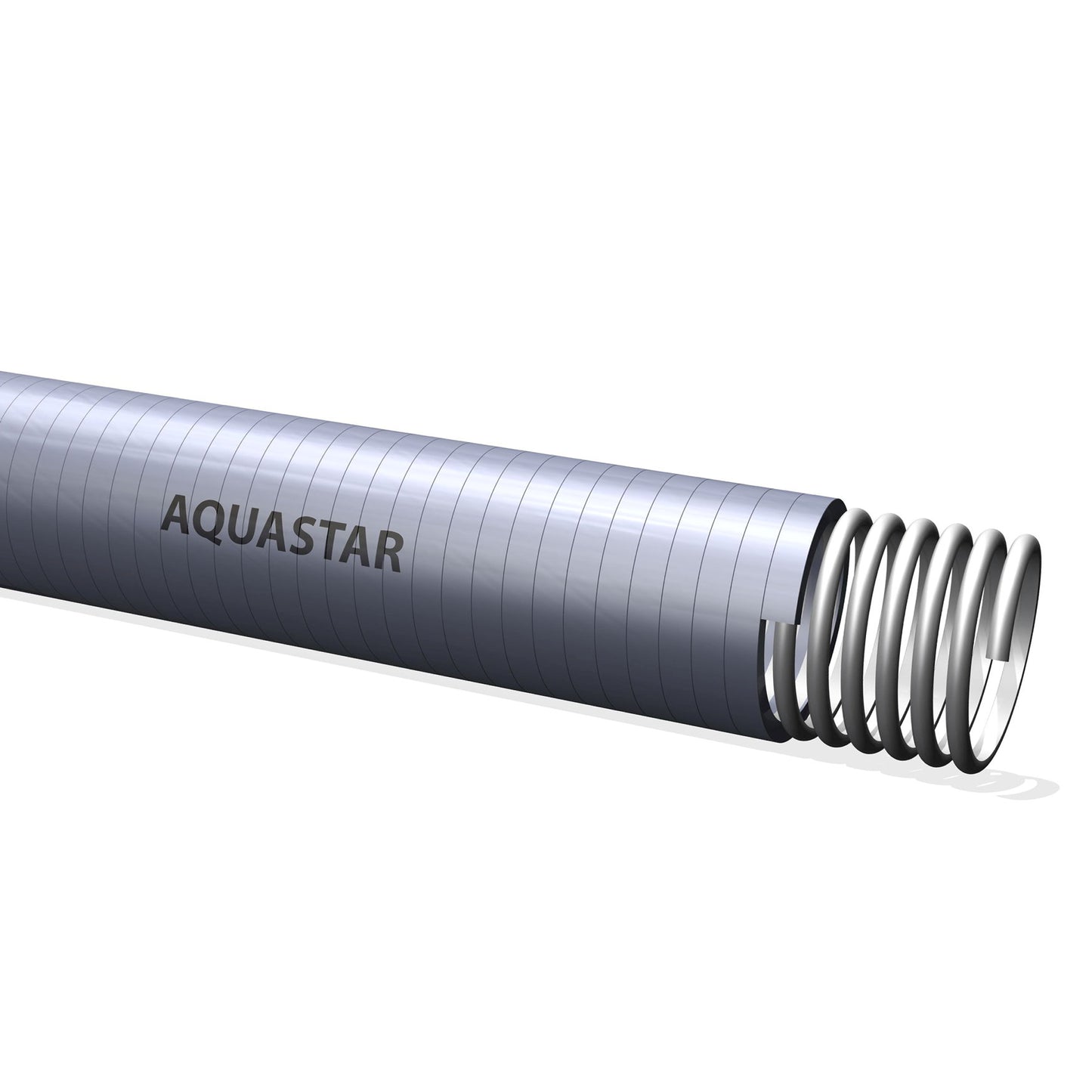 Aquastar pool hose, PVC, grey, 42 x 50 mm, l = maximum 25 m