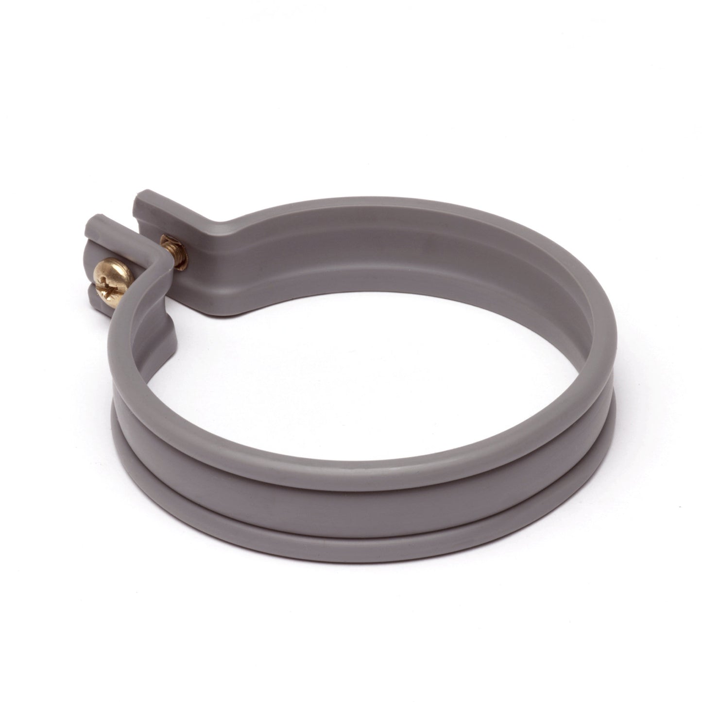 Walraven rainwater downpipe bracket, PVC, model B, grey, 70 mm