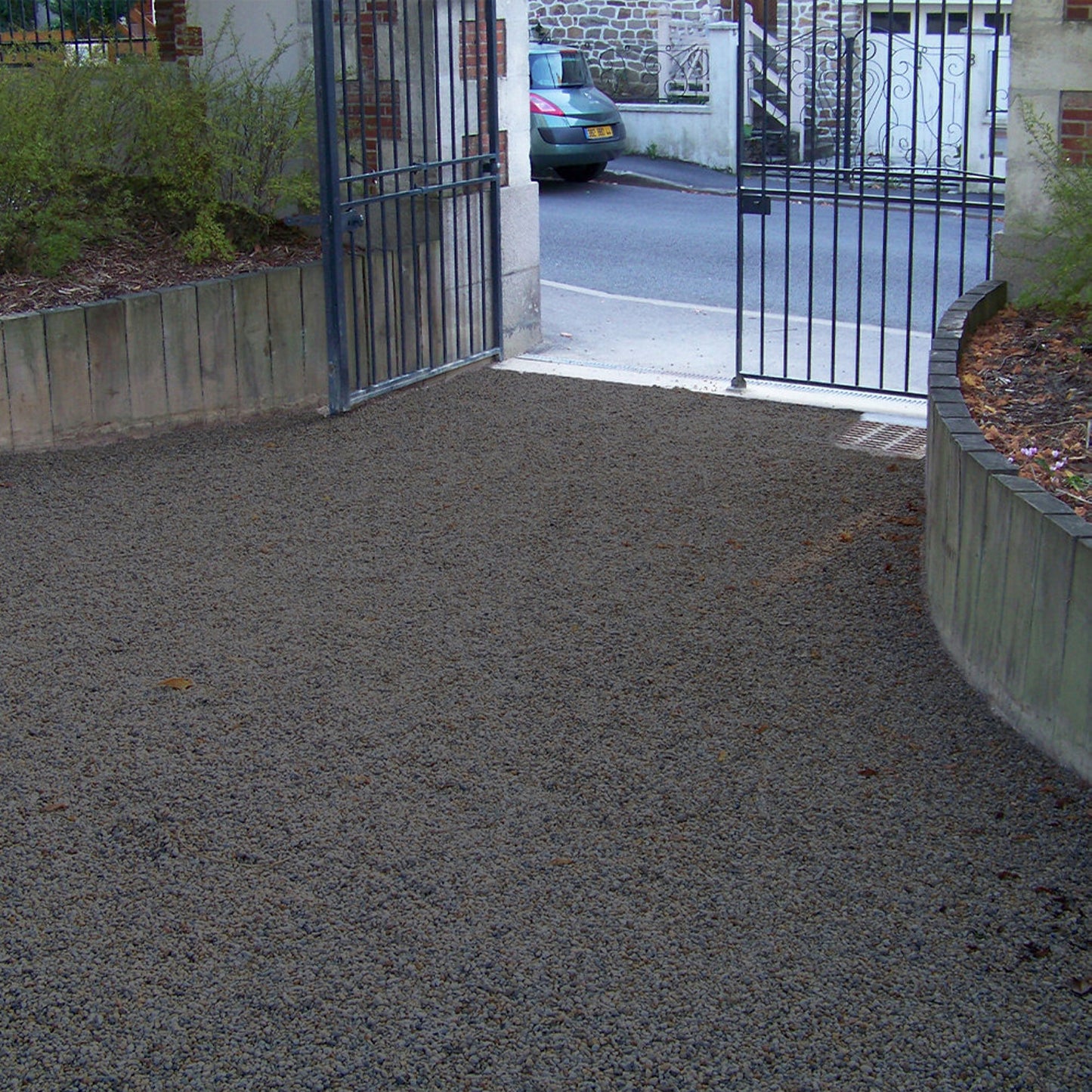 Nidagravel gravel mat, type 129+, 1200 x 800 x 30 mm, black