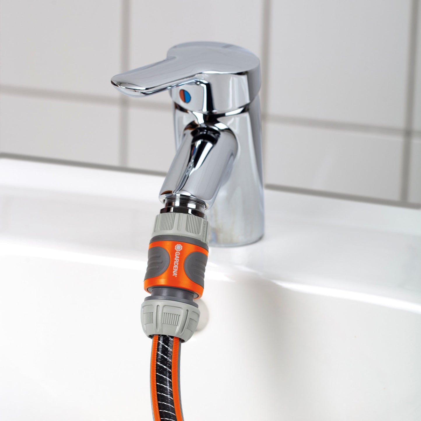 Gardena screw adapter for soft spray