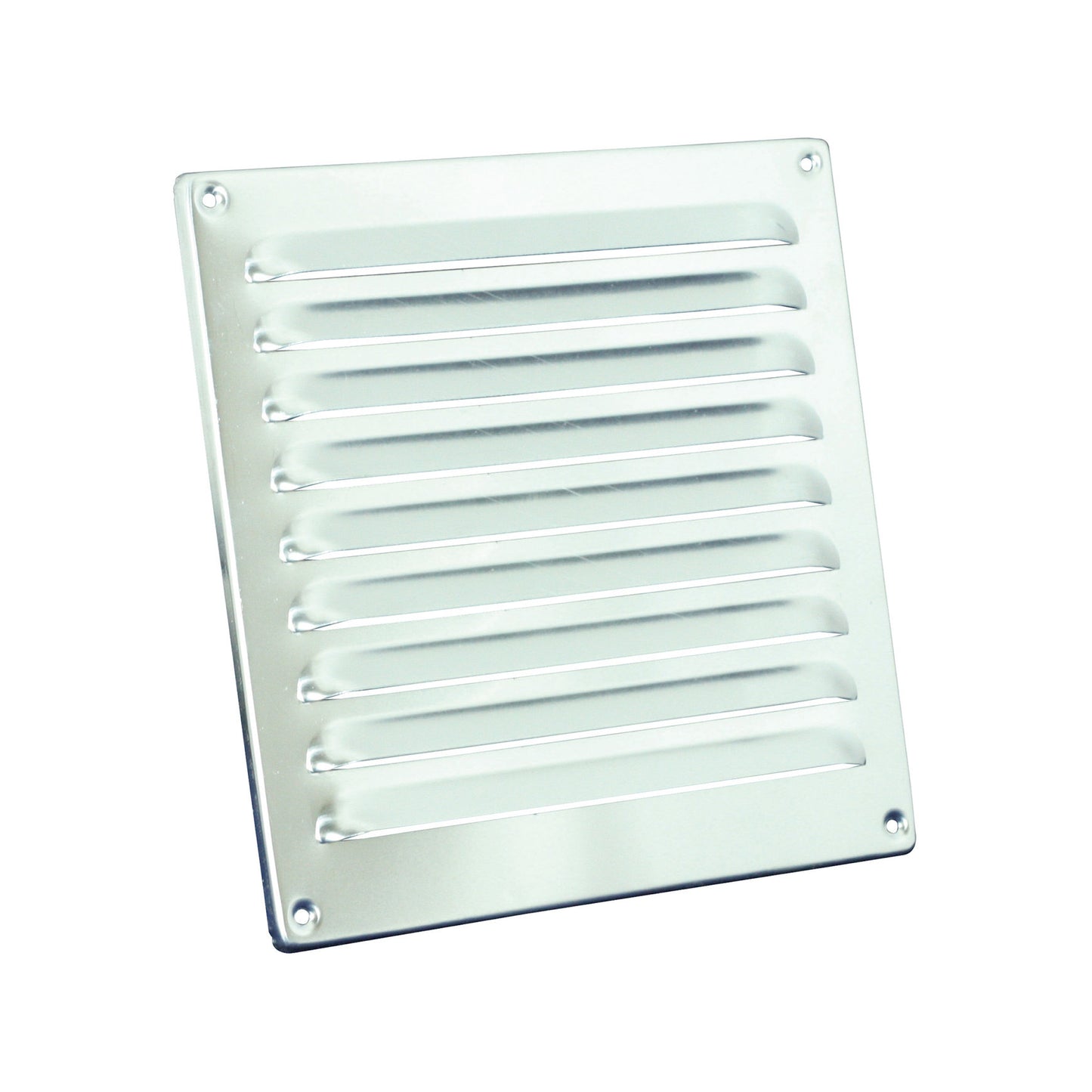 Nedco blade grille, aluminum, small blades, folded edge, 200 x 200 mm, aluminum