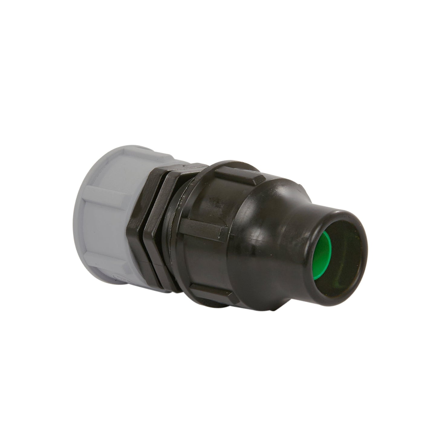 Palaplast coupling, clamp x union nut, 16 mm x ¾"