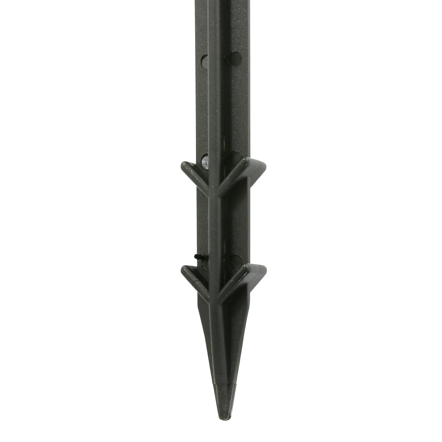 Ground spike, 16 mm, black, 25 pieces