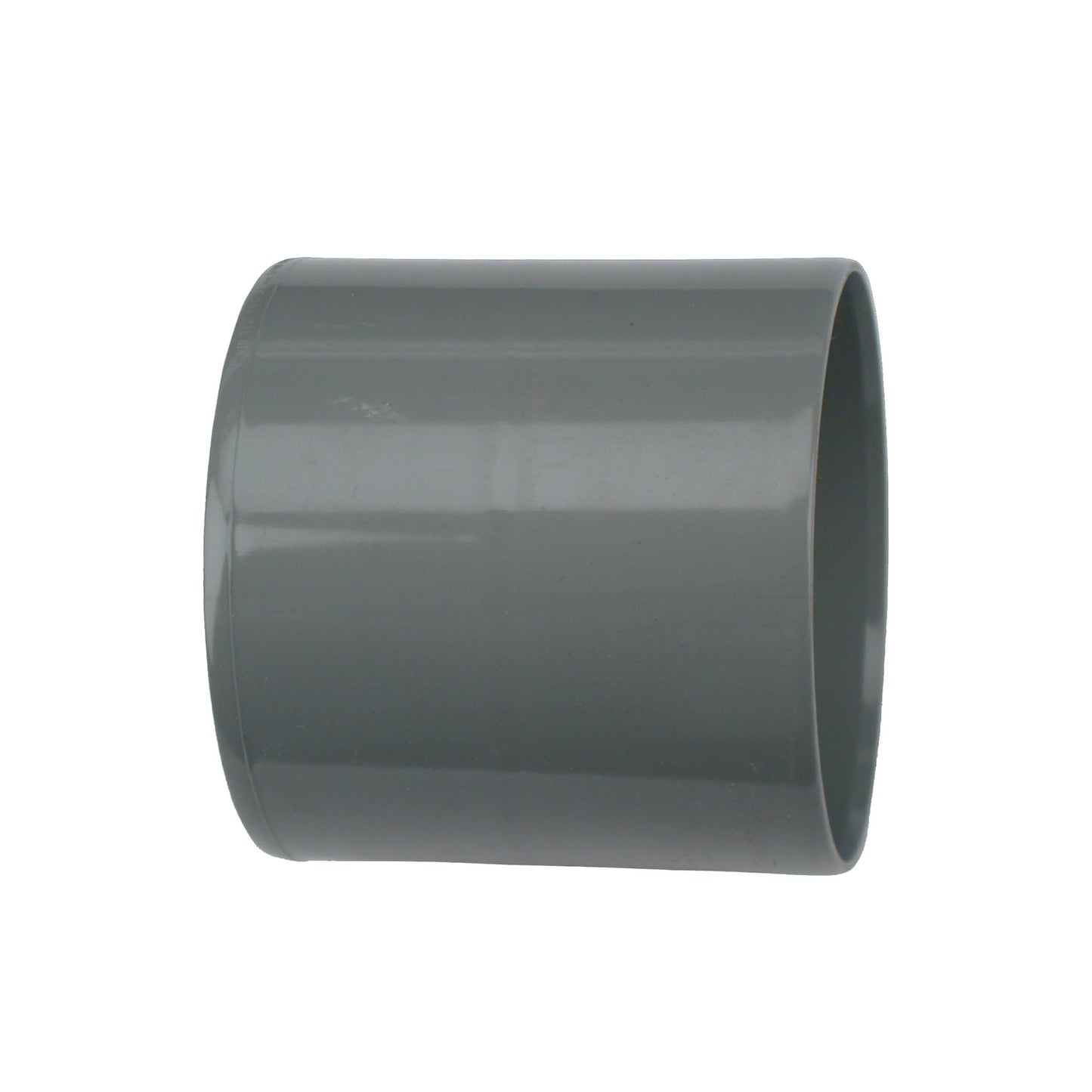 Wavin socket, PVC, 2x internal glue, grey, 32 mm