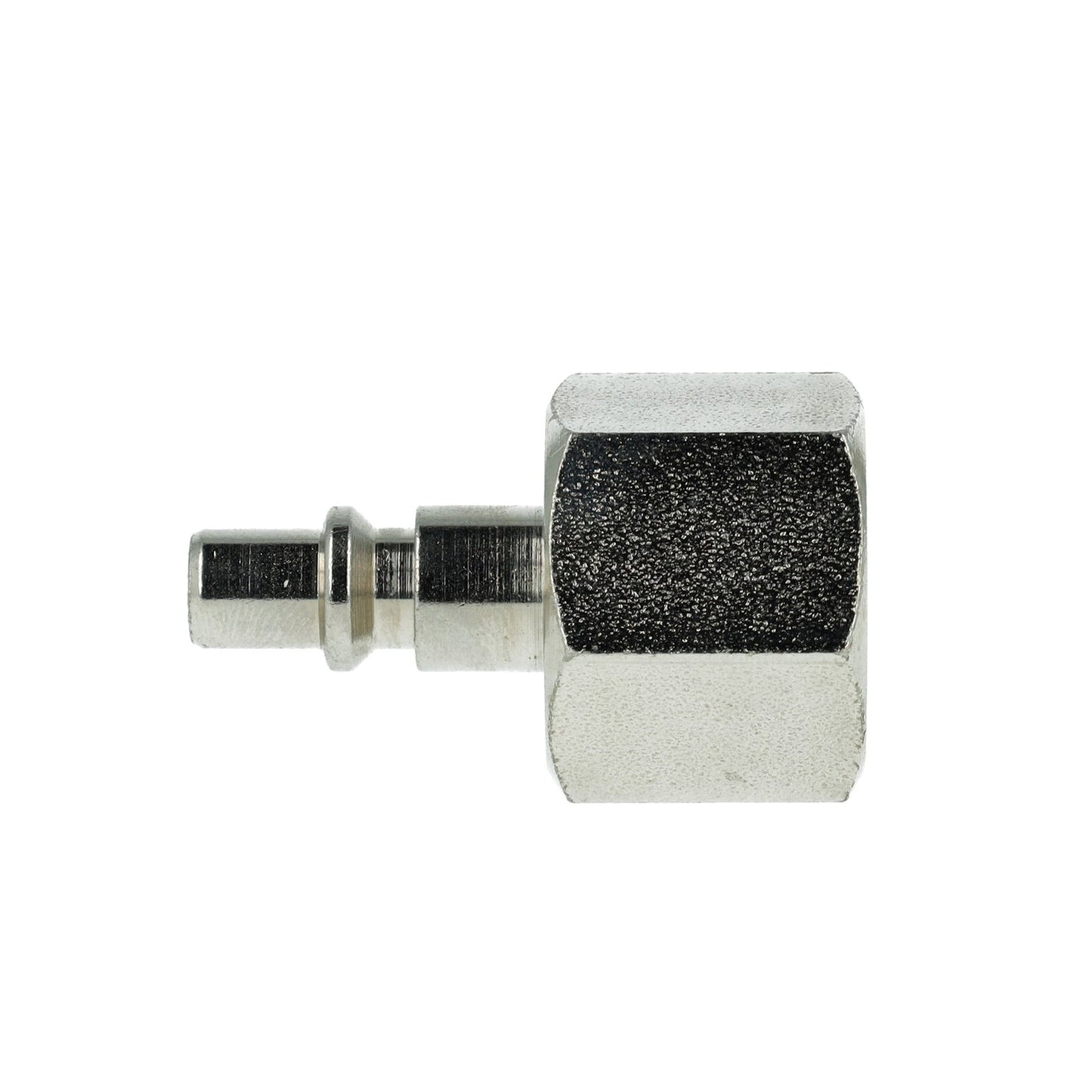 Plug-in nipple for quick coupling, female thread, galvanized steel, ¼"