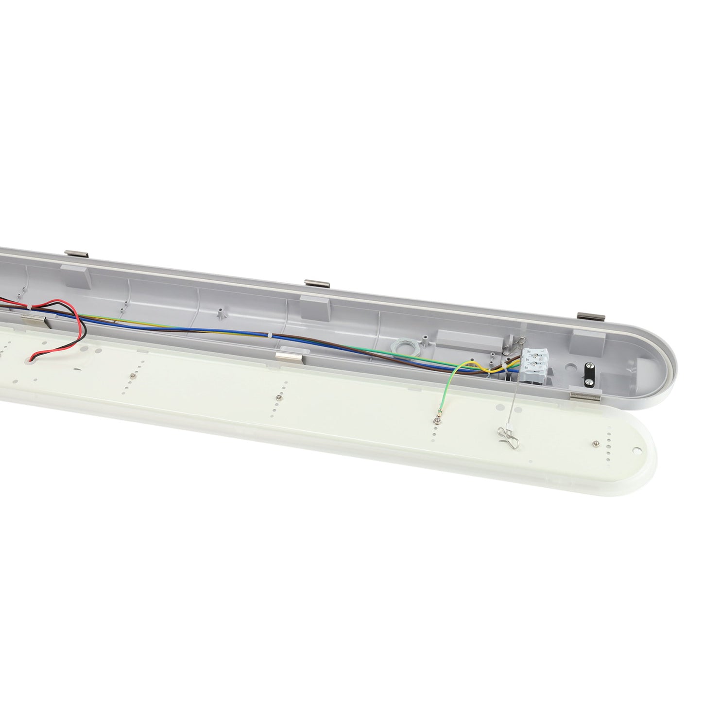 Adurolight® Quality Line LED fixture, splashproof, Dave 3.0, 150 cm, 28 - 49W, 7500 lm, 4000K