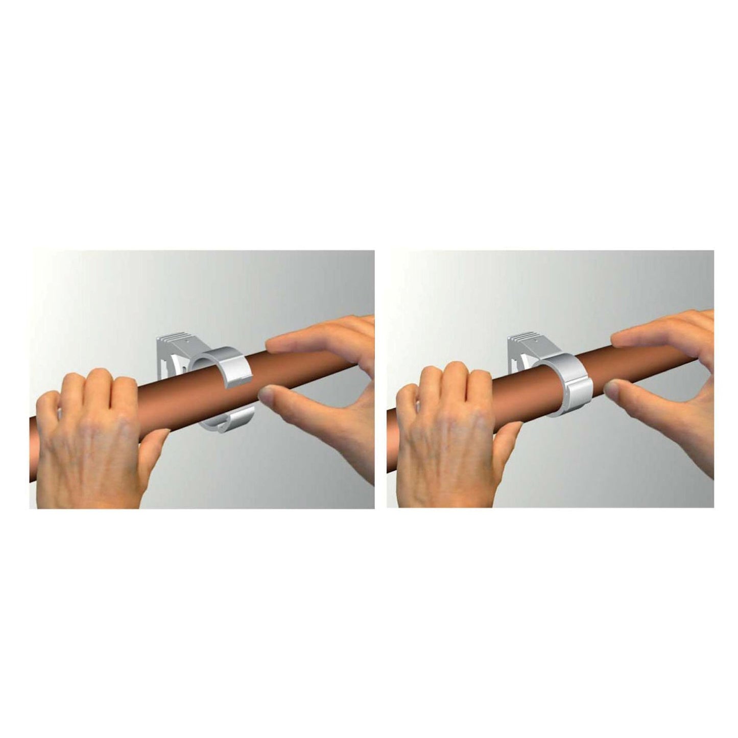Walraven starQuick pipe clamp, grey, 20 - 23 mm