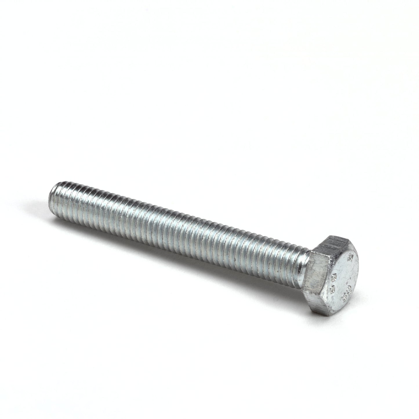 Steel tap bolt, electrolytically galvanised, DIN 933, quality 8.8, M8 x 50 mm