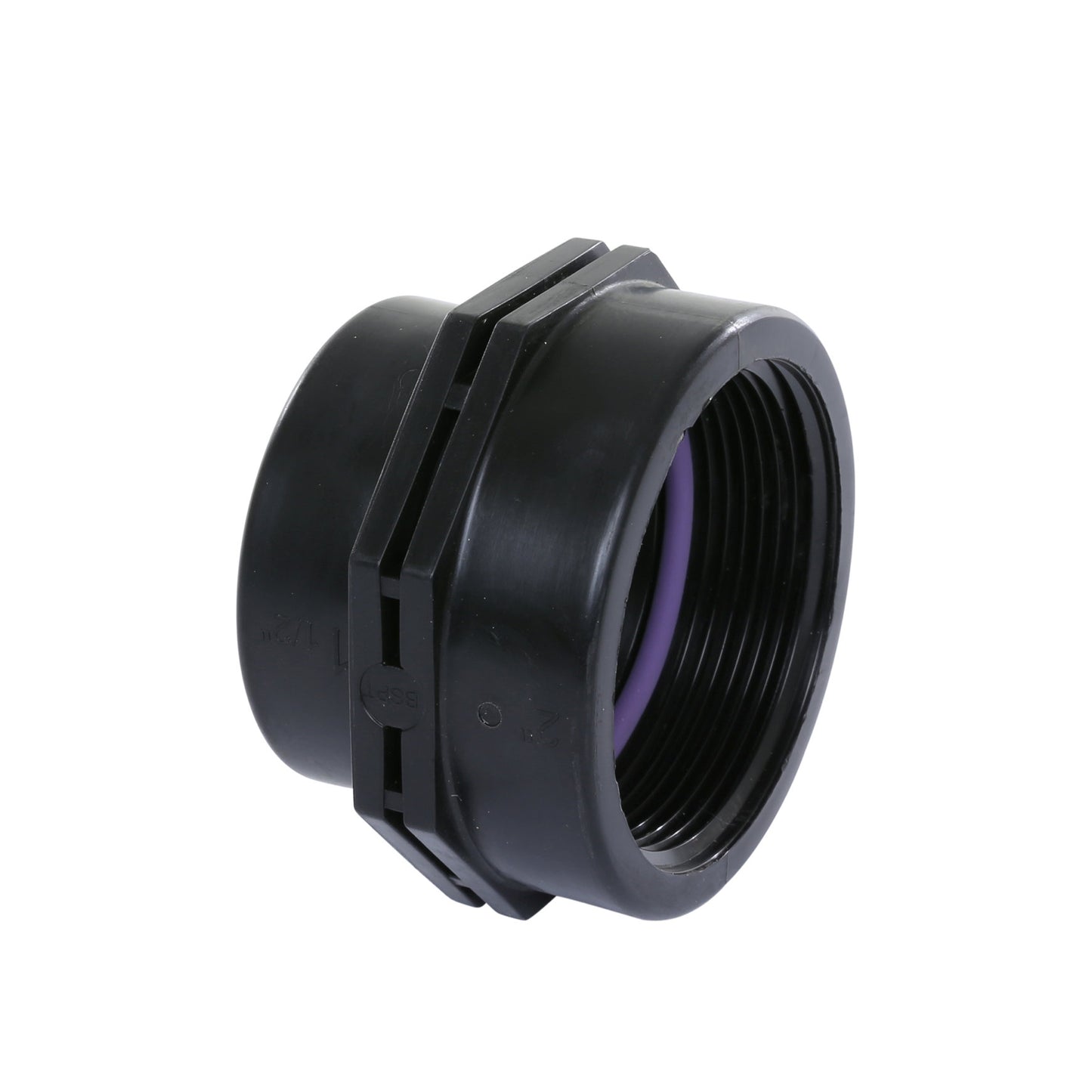 Self-Seal reducing socket, PP, 2x female thread, 6 bar, 2" x 1½"