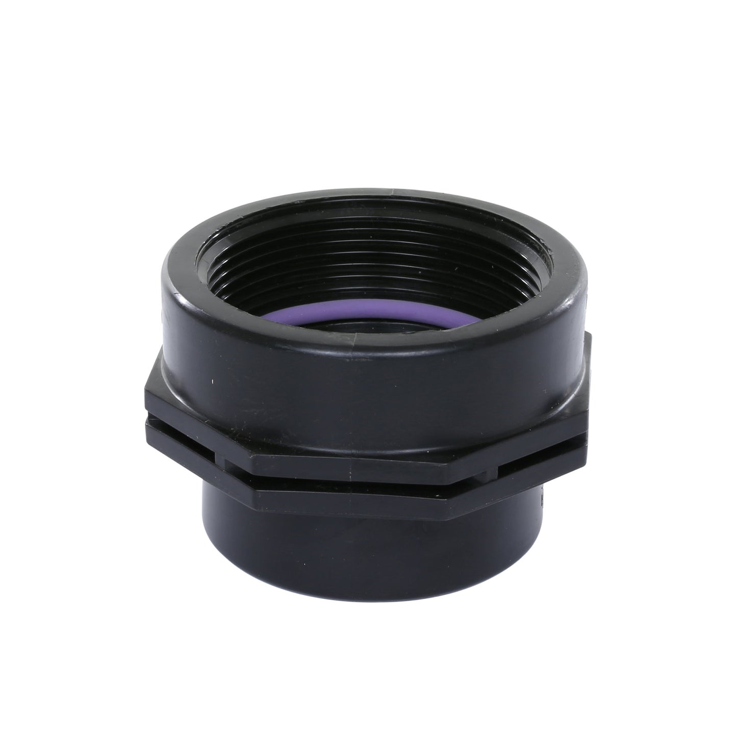 Self-Seal reducing socket, PP, 2x female thread, 6 bar, 2" x 1½"