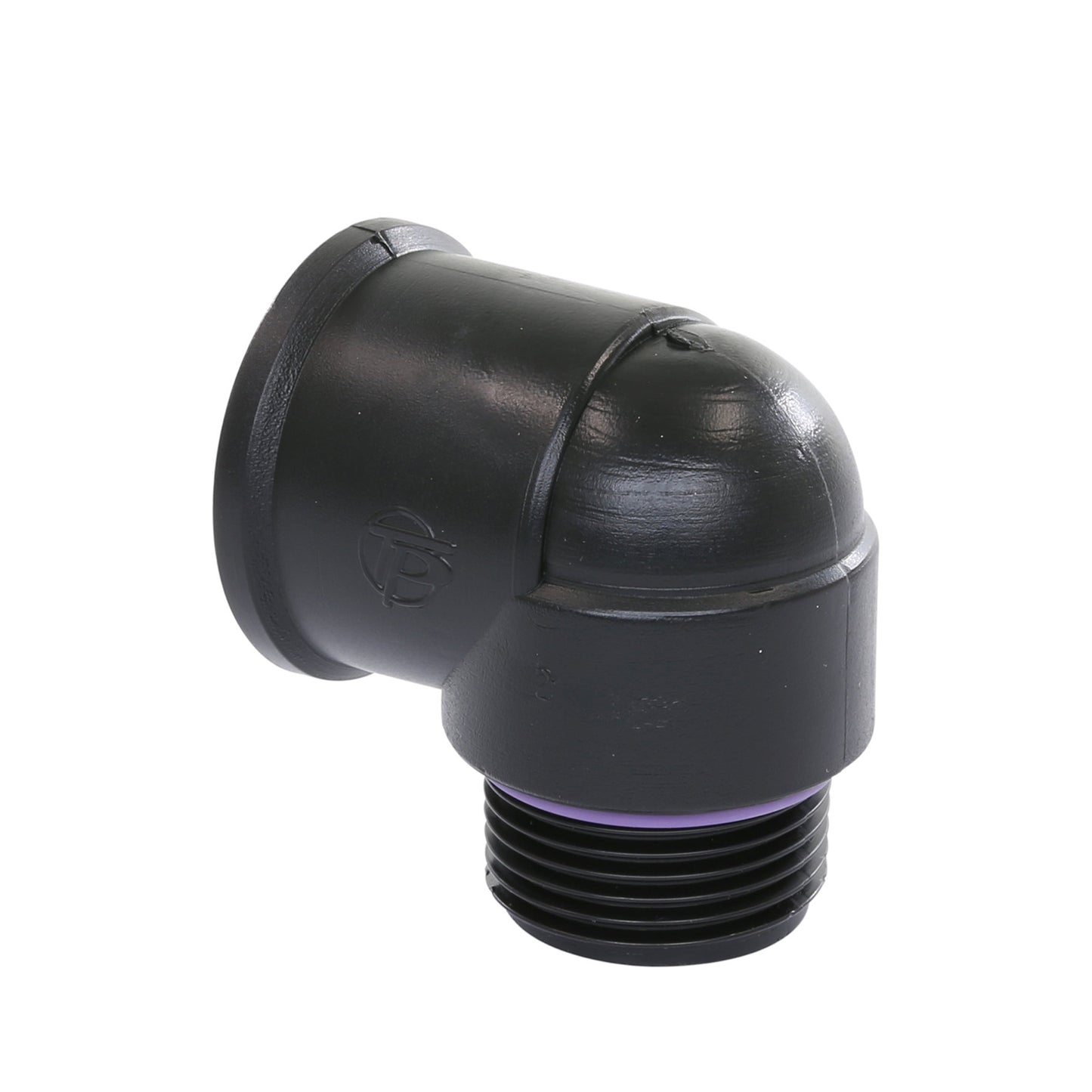 Self-Seal elbow 90°, PP, female thread x male thread, 6 bar, 1" x 1"