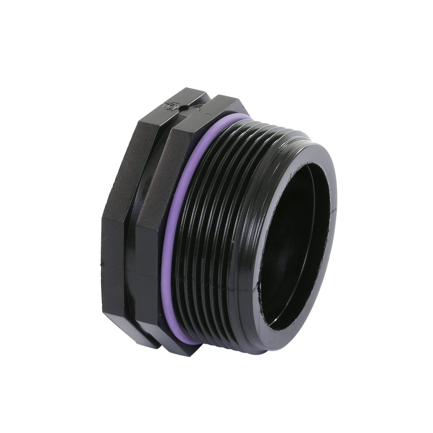 Self-Seal stopper with edge, pp, 1x male thread, 6 bar, 1¼"