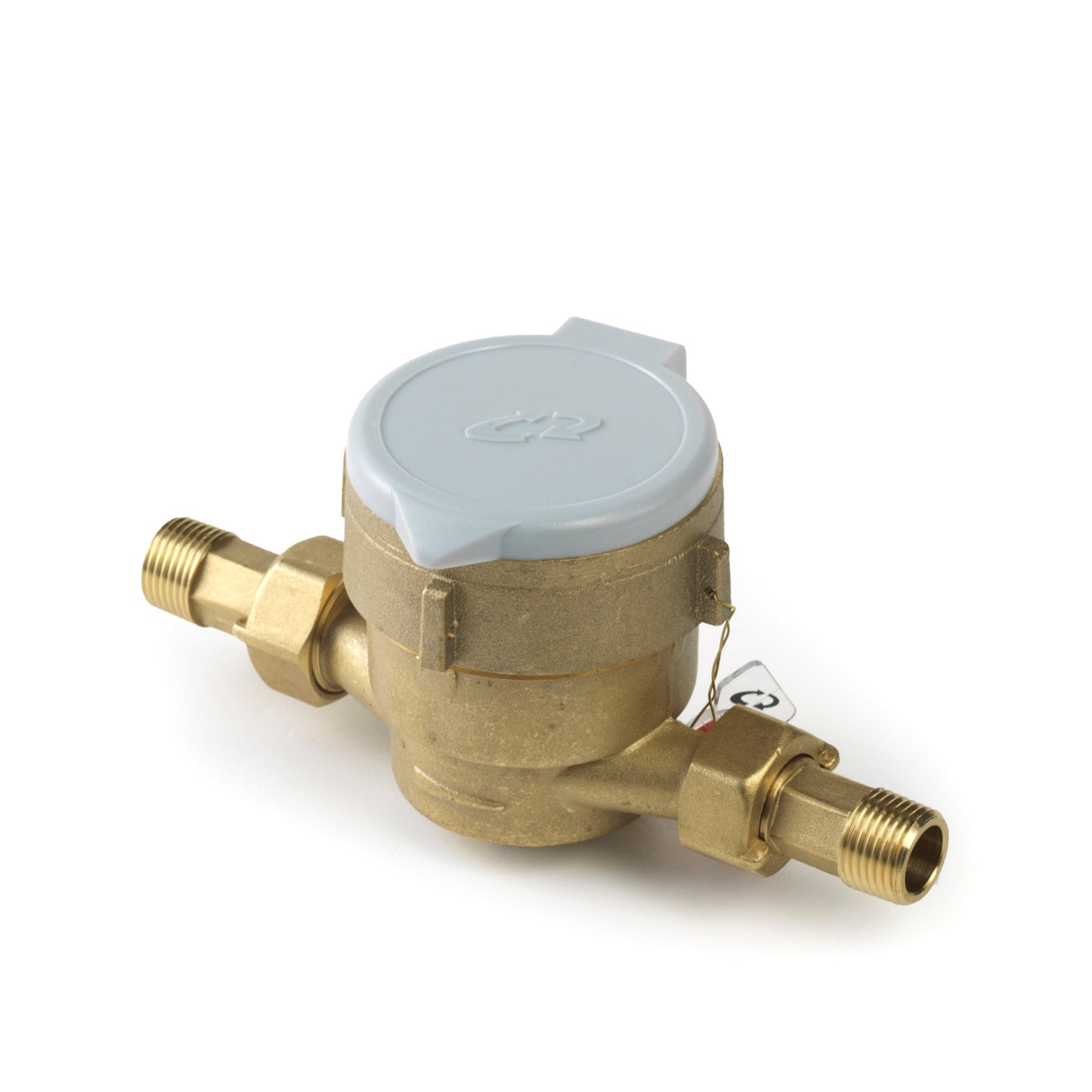 Water meter, type ALFA-SJ-LFC, ½" L110, incl. couplings