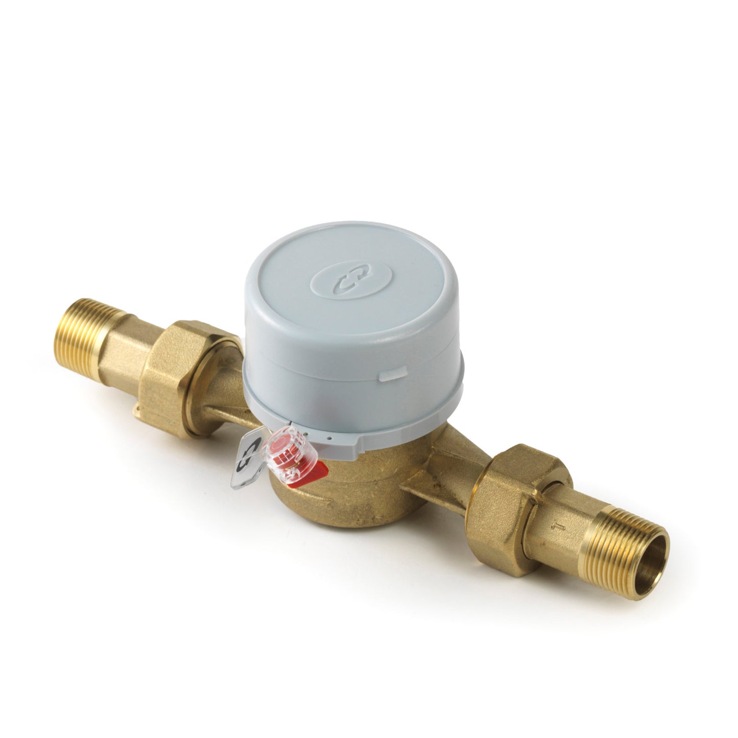 Water meter, type ALFA-SJ-SDC, ¾" L130, incl. couplings