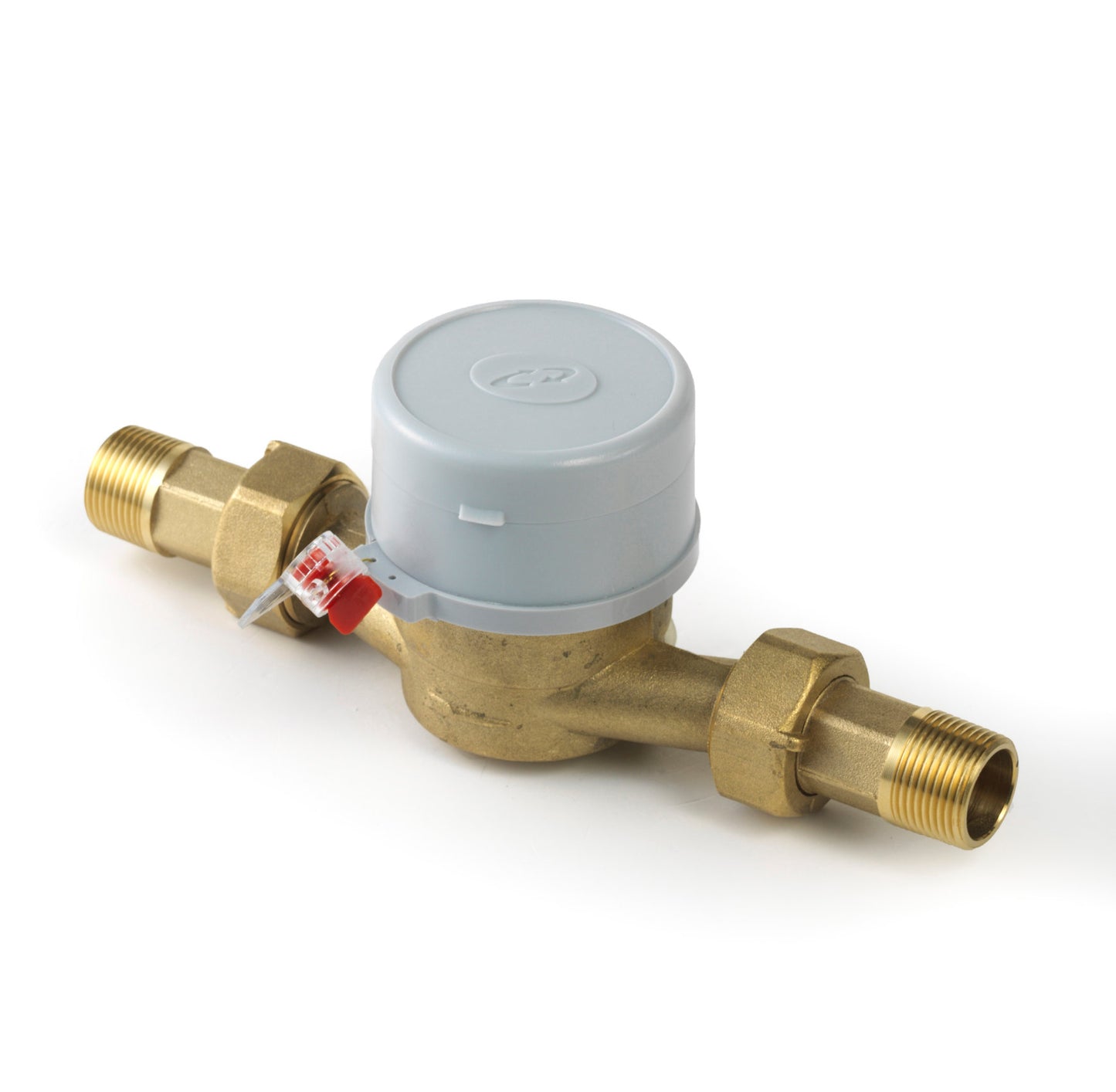 Water meter, type ALFA-SJ-SDC, ¾" L130, incl. couplings
