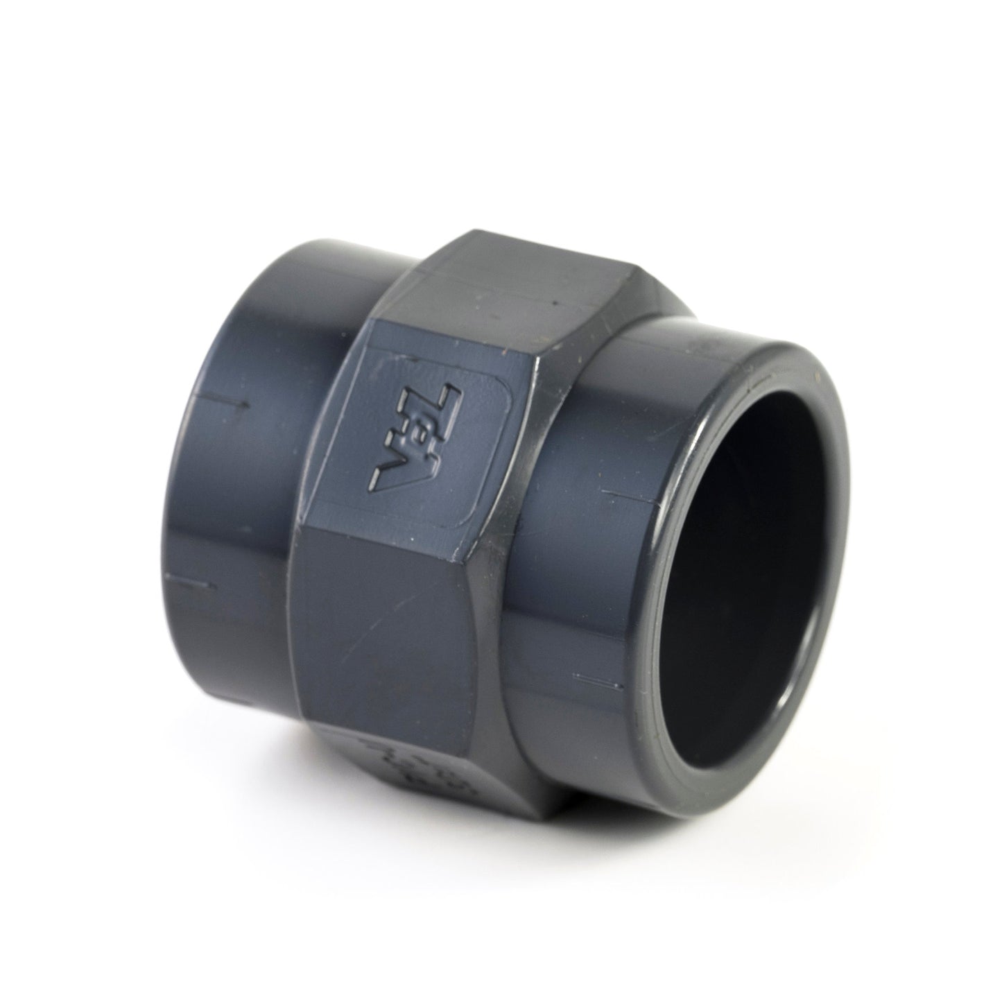 VDL threaded piece, PVC, internal glue x female thread, 16 bar, type A, 50 mm x 1¼"