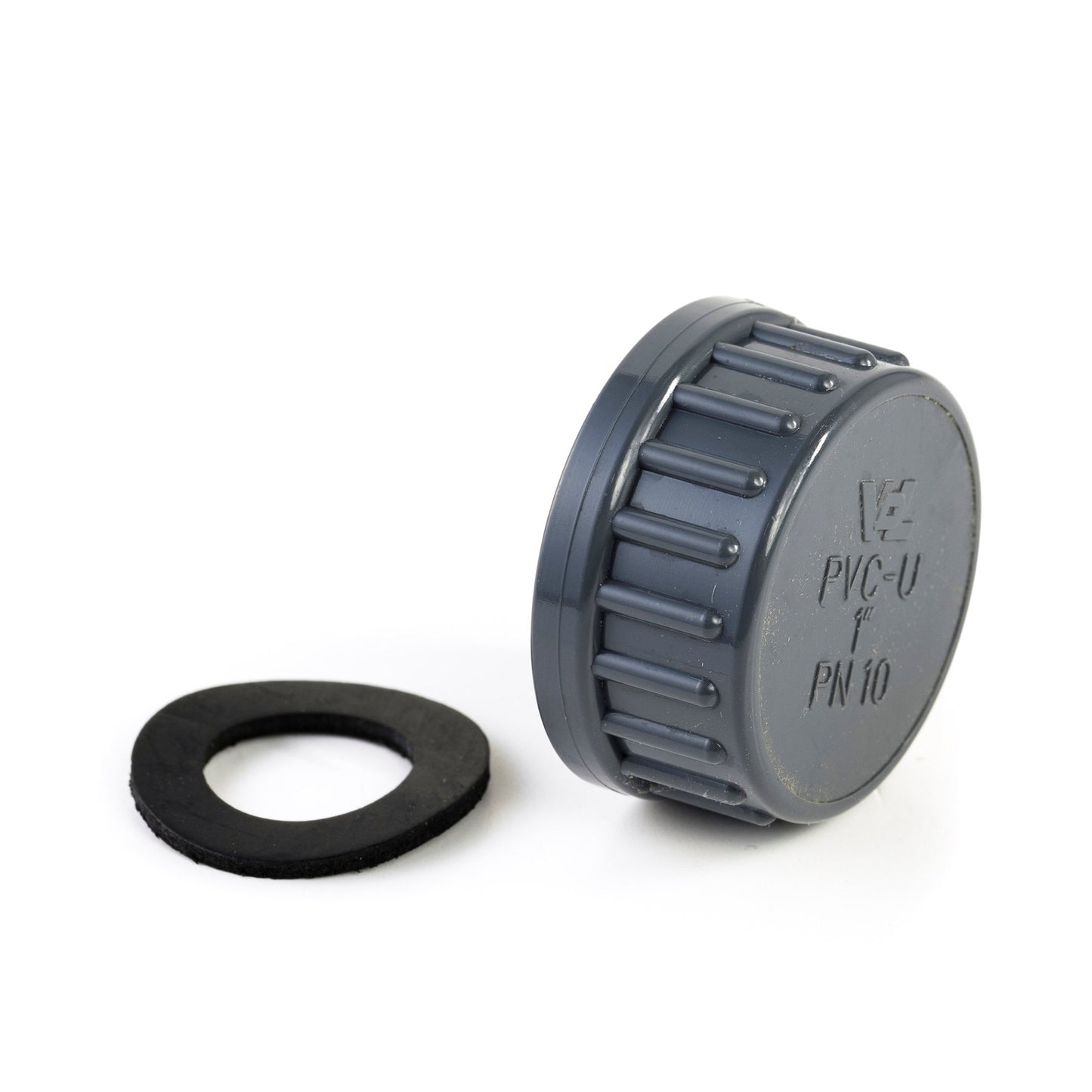 VDL threaded cap, PVC, 1x female thread, 10 bar, 1¼"