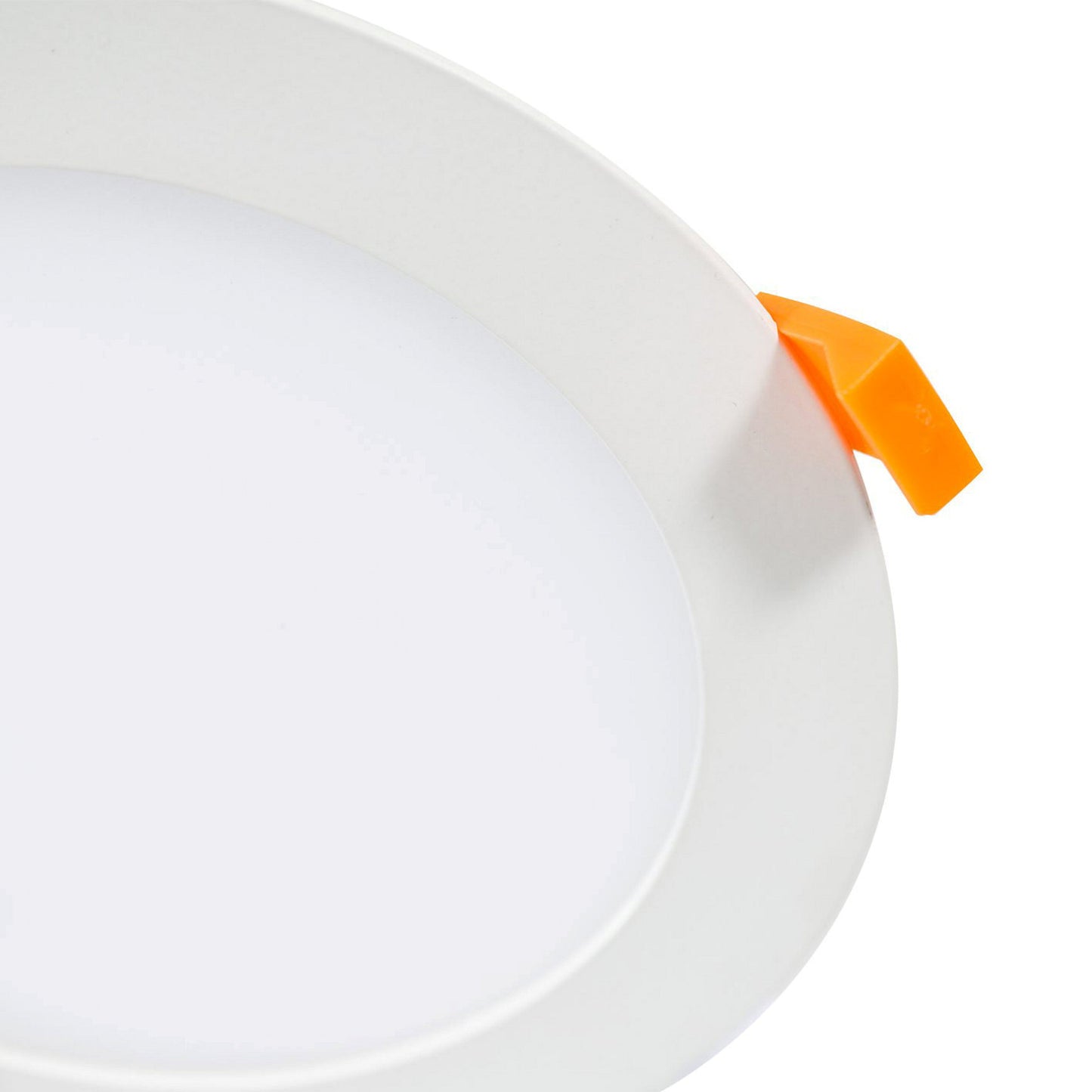 Adurolight® Premium Quality Line flat LED downlight, Adriane, white, 12 W, 4000 K, non-flicker