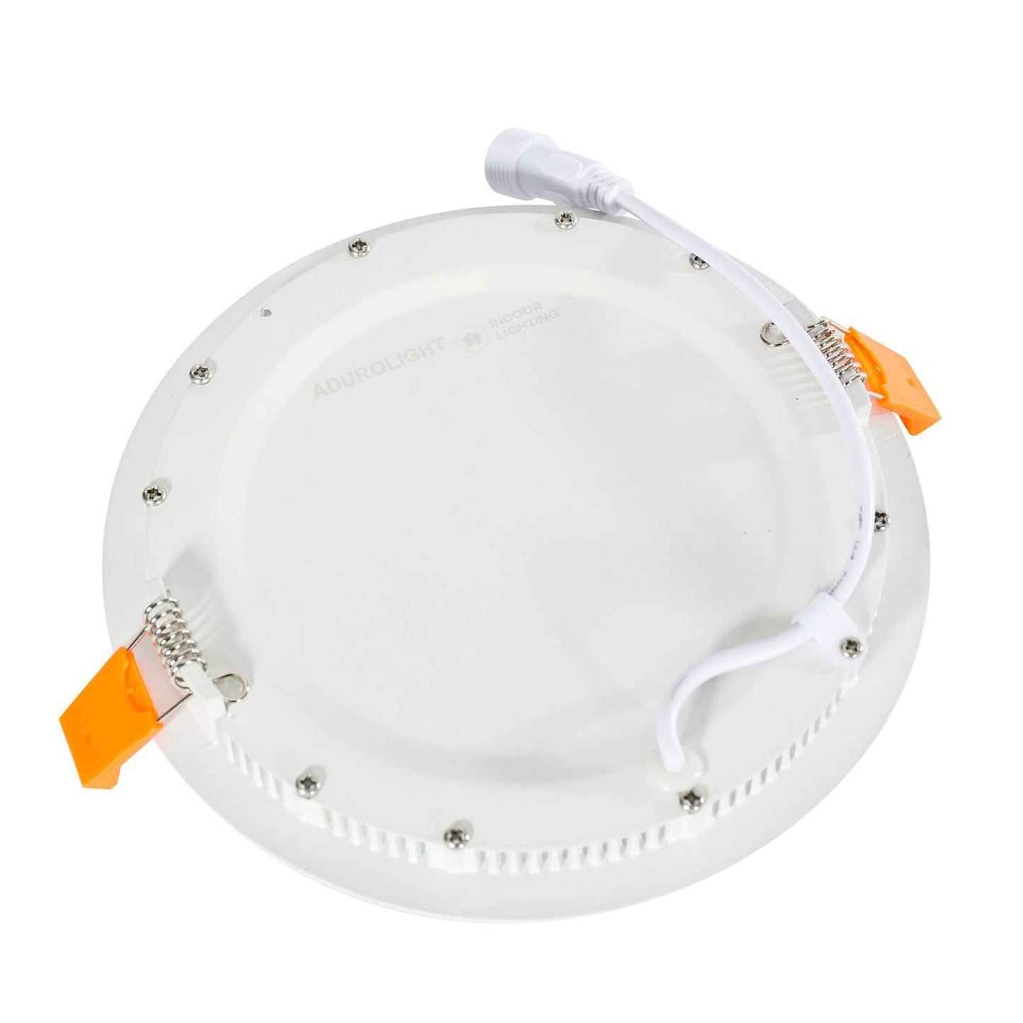 Adurolight® Premium Quality Line flat LED downlight, Adriane, white, 12 W, 4000 K, non-flicker