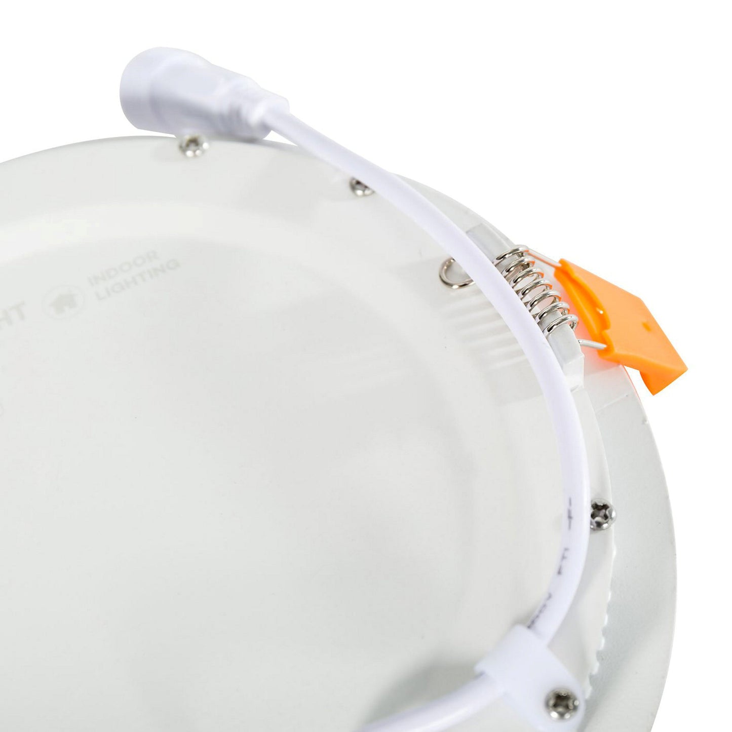 Adurolight® Premium Quality Line flat LED downlight, Adriane, white, 12 W, 4000 K, non-flicker