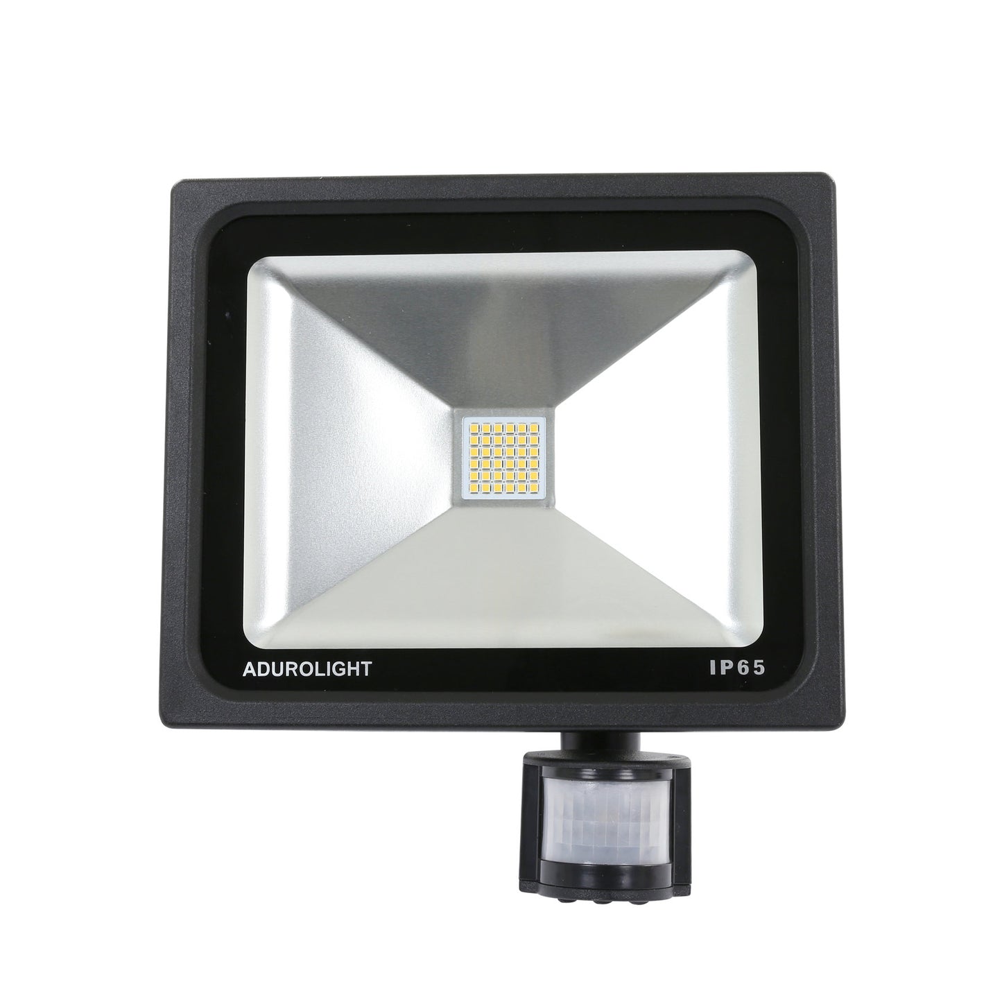 Adurolight® Premium Quality Line LED floodlight with sensor, Firmio Sensory, 30 W, 4000 K