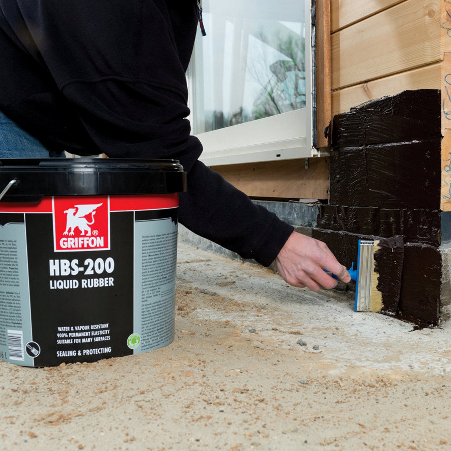 Griffon HBS-200 liquid rubber, HBS-201, 5 liter bucket