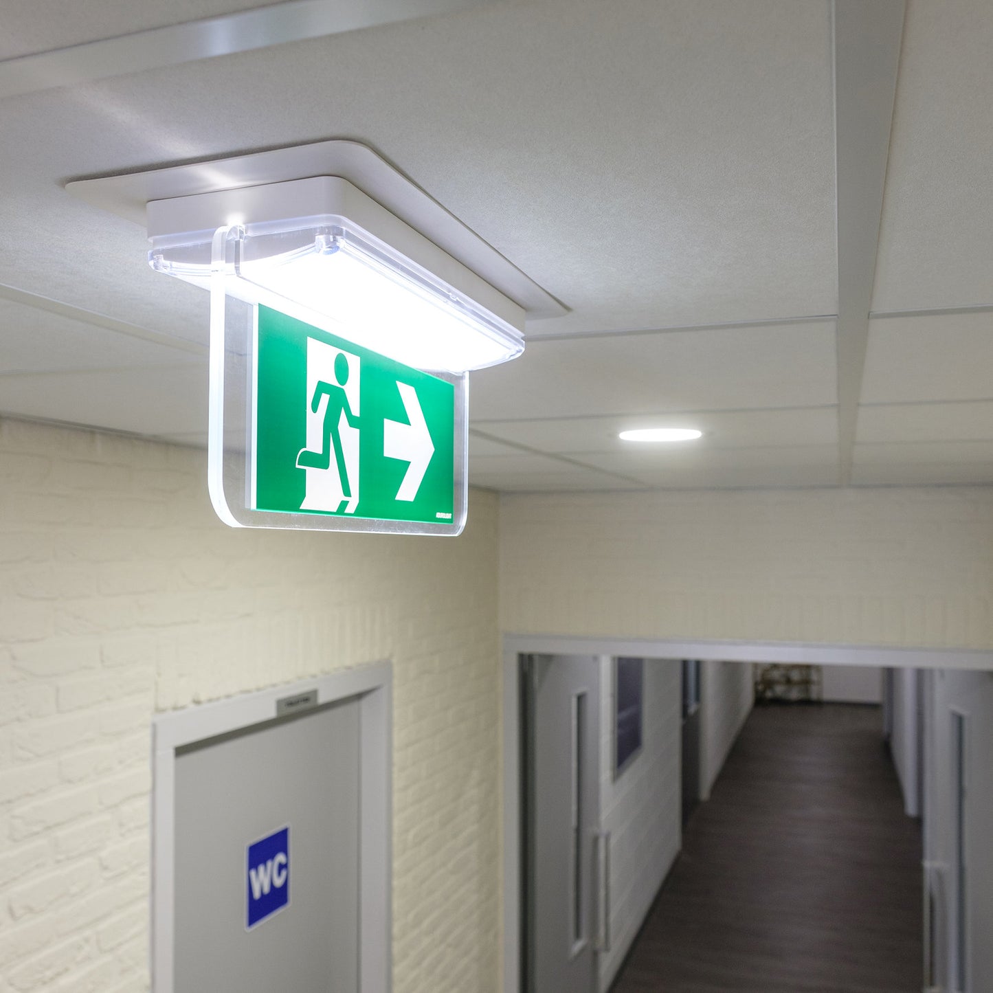Adurolight® emergency, orientation and escape route lighting, Arno, 230 V, 3 W, battery life 2 hours