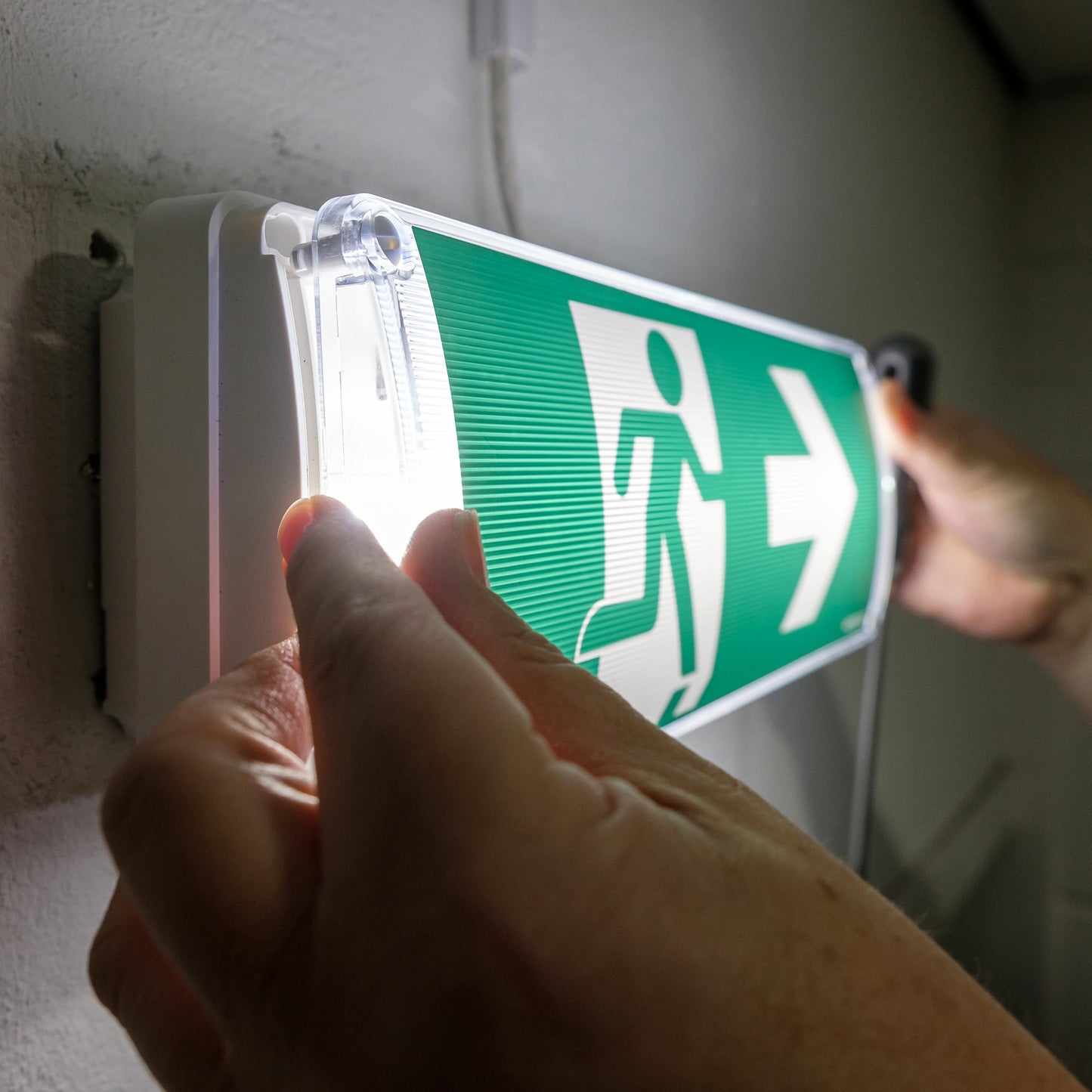 Adurolight® emergency, orientation and escape route lighting, Arno, 230 V, 3 W, battery life 2 hours