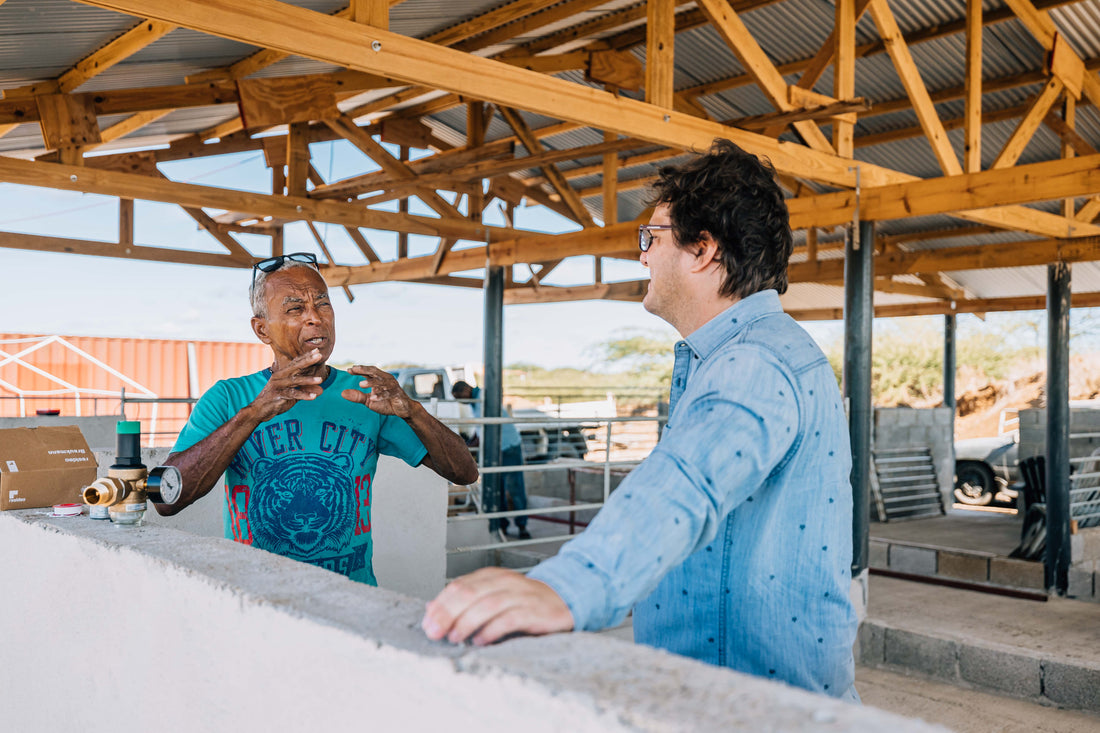 Efficient irrigation solution for goat feed on Bonaire