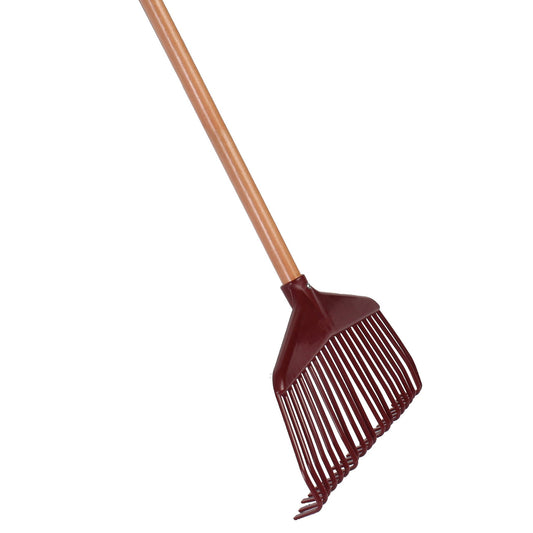 Talen Tools leaf rake, nylon, 400 x 200 mm, 21 teeth, handle length 150 cm