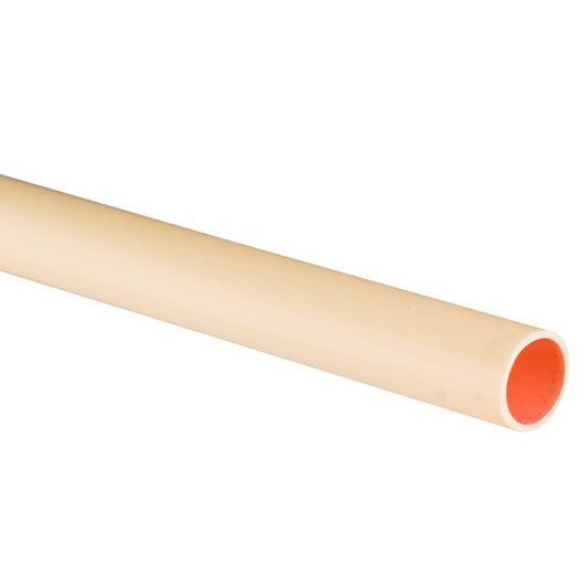 Pipelife Polivolt electrical conduit pipe, PVC, cream, smooth, low friction, l = 4 m, 19 mm