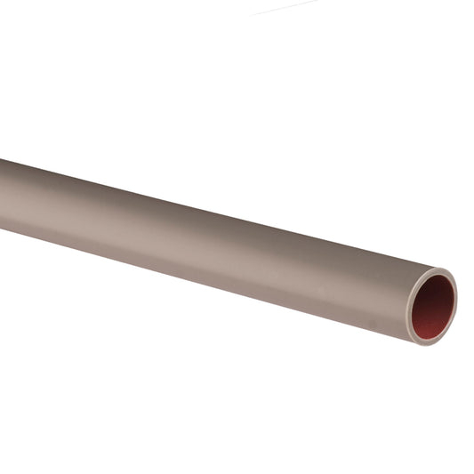 Pipelife Polvalit electrical conduit, PVC, grey, imp impact resistance, low friction, l = 4 m, 16 mm