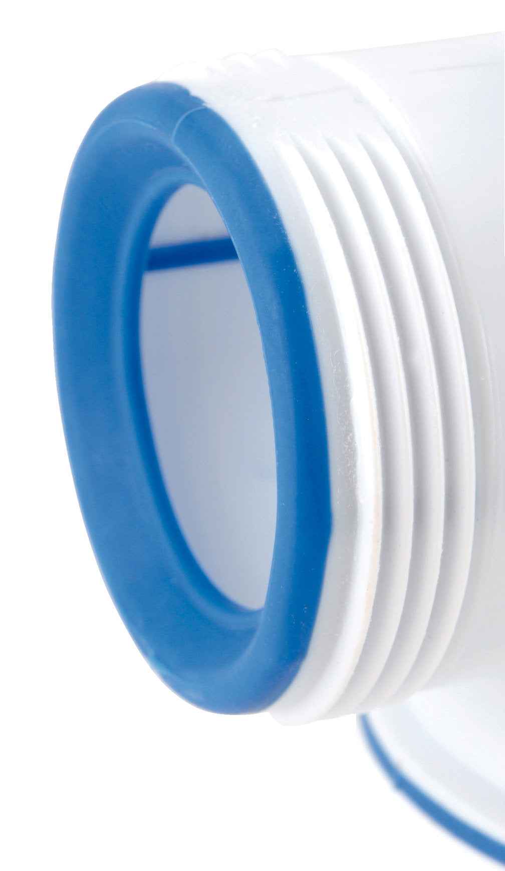 Nicoll bottle trap, type Easyphon, union nut x clamp, PP, white, 1¼" x 32 mm