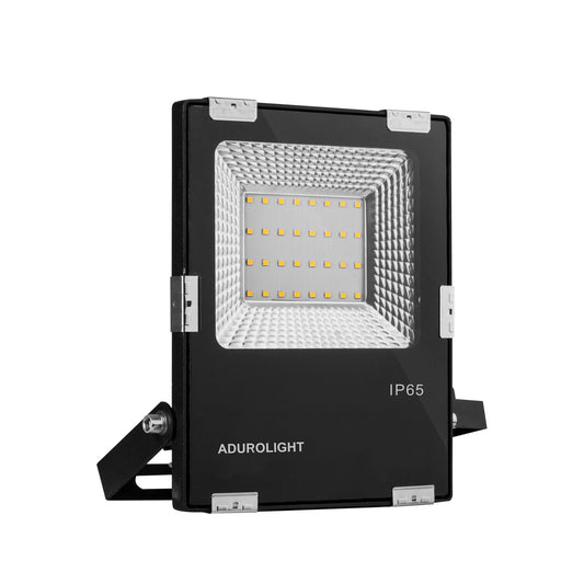 Adurolight® Quality Line LED floodlight, Jeff, 30 W, 4000 K