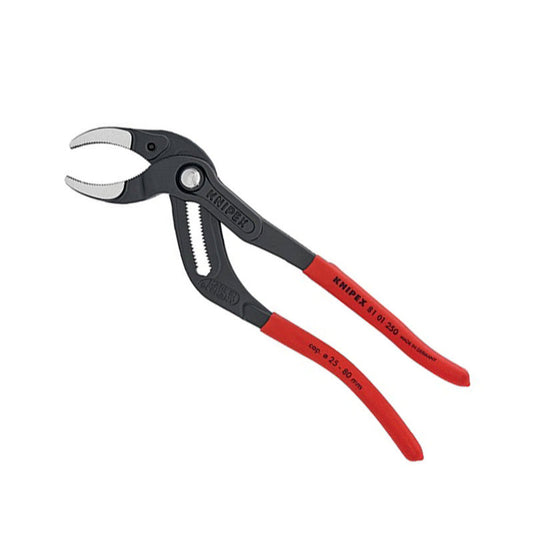 Knipex siphon pliers, phosphated, black, l = 250 mm, span. 25 - 80 mm