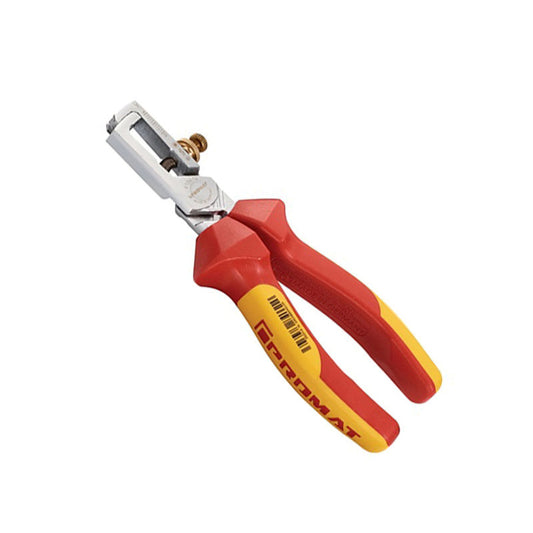 Promat wire stripping pliers, VDE-insulated, chrome-plated, l = 160 mm