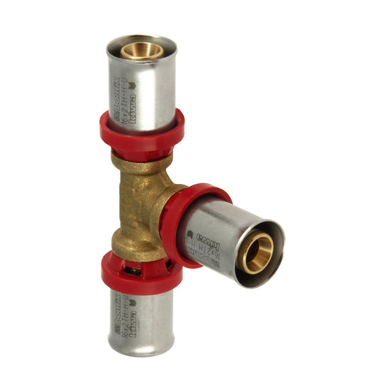 Bonfix Alu press T-piece 90°, Kiwa, 3x press, 26 mm