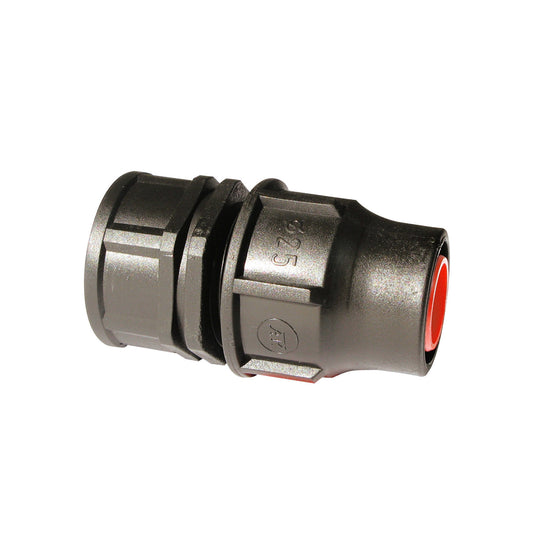 Palaplast coupling, clamp x female thread, 16 mm x ¾"