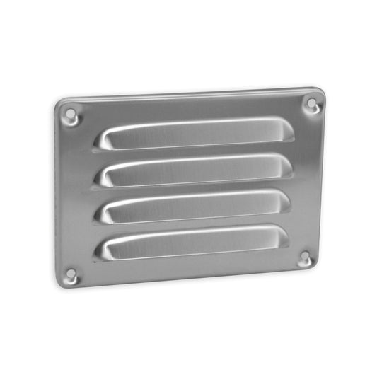 Nedco blade grille, aluminum, small blades, folded edge, 130 x 90 mm, aluminum