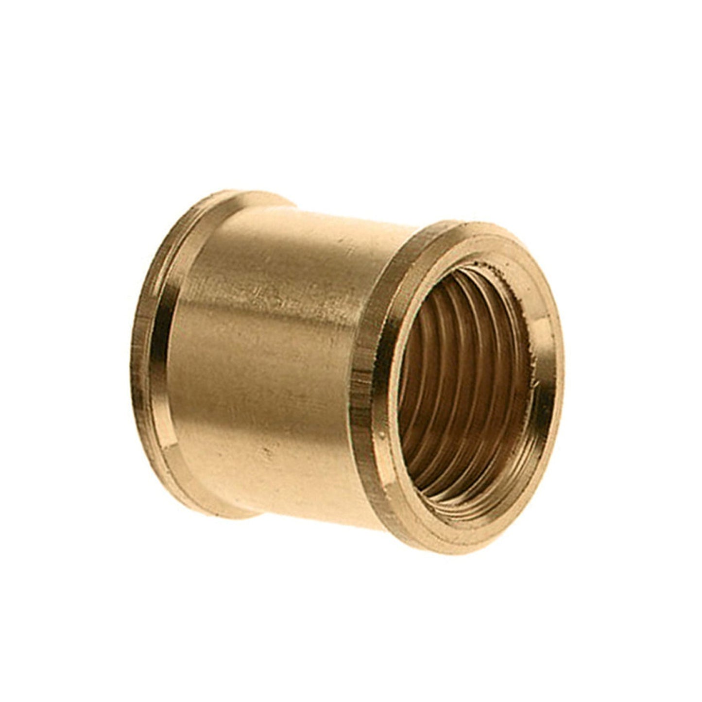 Bonfix threaded socket, brass, 2x female thread, ½"